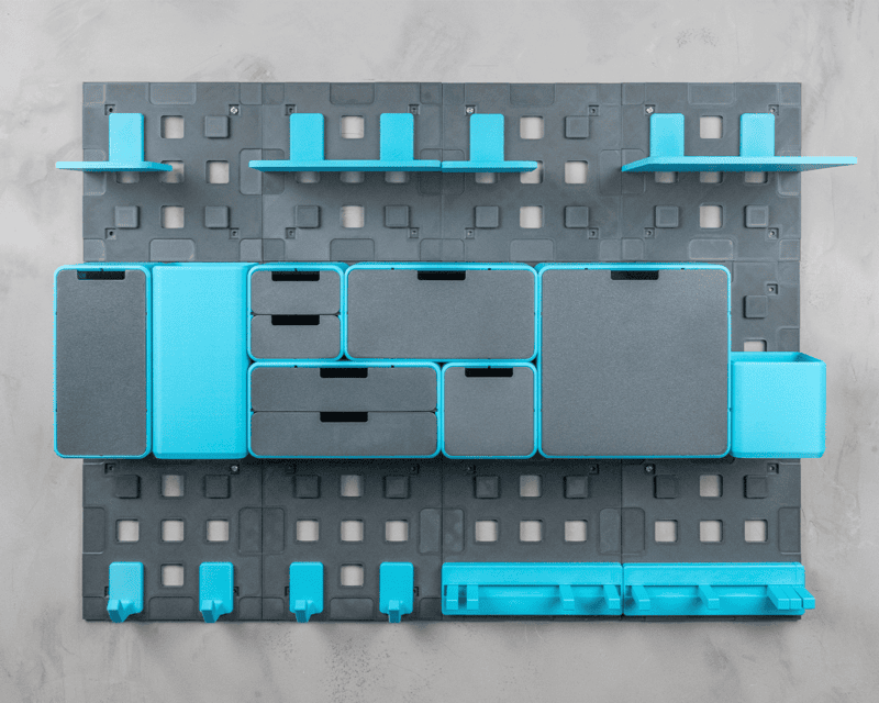 Upright – Wall-Mounted -3D Printed Organizer
