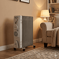 "Usha 2500 Watt 11-Fin Oil Filled Radiator Model 4211 F"