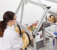 Glove Box Duo 2 with Transfer Chamber | SICCO Glove Box Duo 2 with Transfer Chamber | SICCO