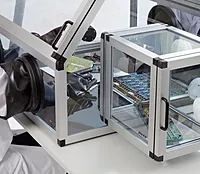 Glove Box Duo 2 with Transfer Chamber Antistatic | SICCO