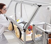 Glove Box Trio with Transfer Chamber | SICCO Glove Box Trio with Transfer Chamber | SICCO