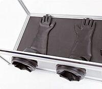 Glove Box Antistatic with Transfer Chamber | SICCO Glove Box Antistatic with Transfer Chamber | SICCO
