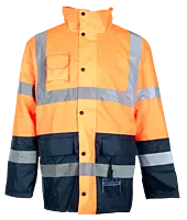 Viz Well Two Tone Parka Jacket