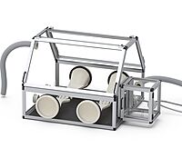 Glove Box Duo 2 with Transfer Chamber | SICCO Glove Box Duo 2 with Transfer Chamber | SICCO