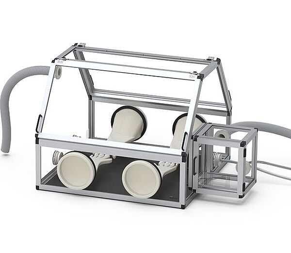 Glove Box Duo 2 with Transfer Chamber | SICCO Glove Box Duo 2 with Transfer Chamber | SICCO