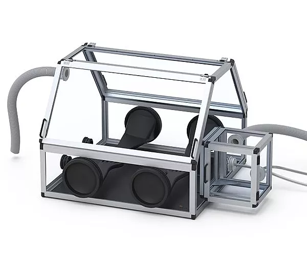 Glove Box Duo 2 with Transfer Chamber Antistatic | SICCO