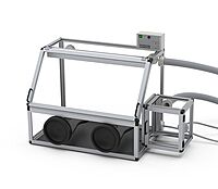 Glove Box Pure with Transfer Chamber | SICCO Glove Box Pure with Transfer Chamber | SICCO
