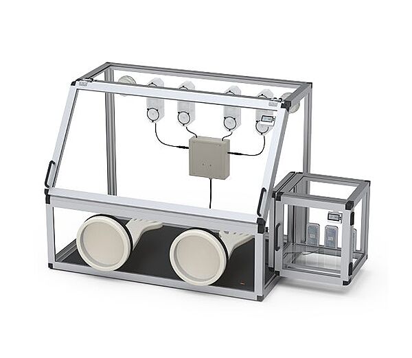 Auto Glove Box with Transfer Chamber | SICCO Auto Glove Box with Transfer Chamber | SICCO