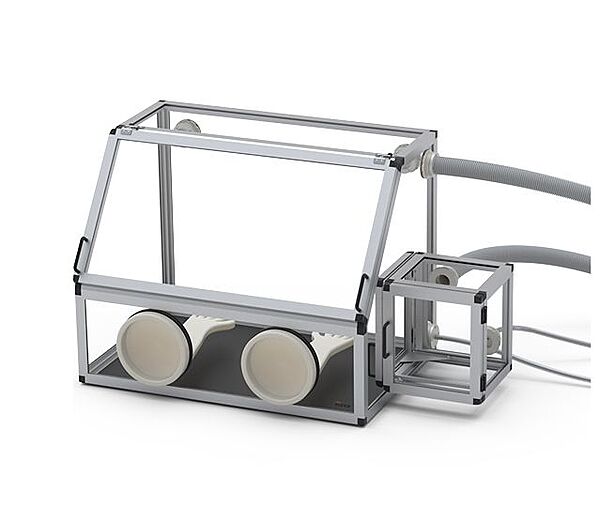 Glove Box with Transfer Chamber | SICCO Glove Box with Transfer Chamber | SICCO