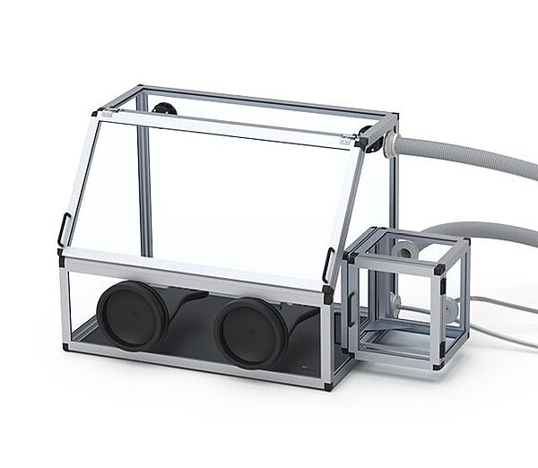Glove Box Antistatic with Transfer Chamber | SICCO Glove Box Antistatic with Transfer Chamber | SICCO