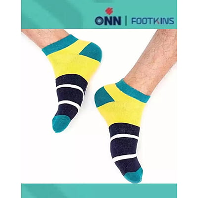 ONN High Ankle Length Full Terry Fashion Socks for Men