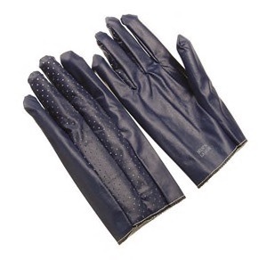 Cut and sewn Nitrile, slip-on style, perforated back, men’s