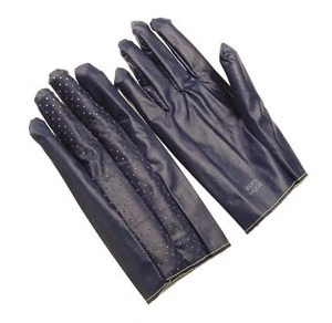 Cut and sewn Nitrile, slip-on style, perforated back, ladies