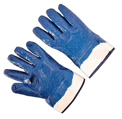 Heavy weight, fully coated, rough finish, jersey lined, band top, men’s