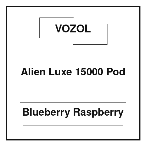 Vozol Alien Luxe 15000 Pod Blueberry Raspberry