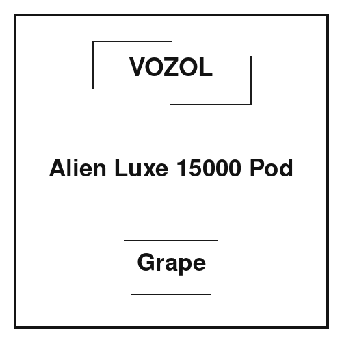 Vozol Alien Luxe 15000 Pod Grape