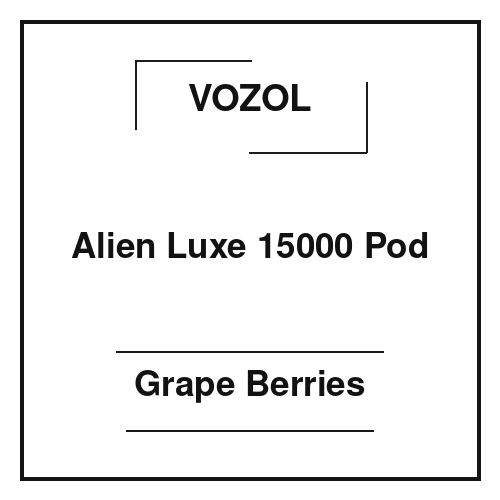 Vozol Alien Luxe 15000 Pod Grape Berries Vozol Alien Luxe 15000 Pod Grape Berries