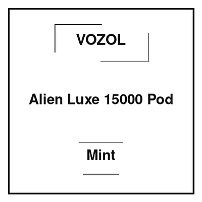 Vozol Alien Luxe 15000 Pod Mint