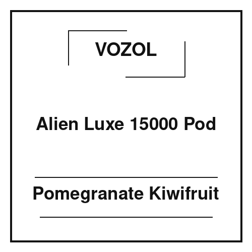 Vozol Alien Luxe 15000 Pod Pomegranate Kiwifruit