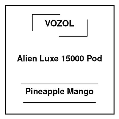Vozol Alien Luxe 15000 Pod Pineapple Mango