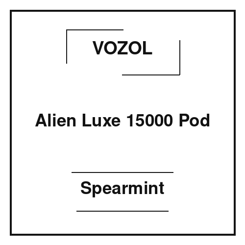 Vozol Alien Luxe 15000 Pod Spearmint