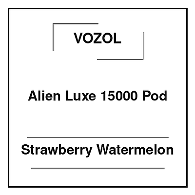 Vozol Alien Luxe 15000 Pod Strawberry Watermelon