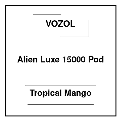 Vozol Alien Luxe 15000 Pod Tropical Mango
