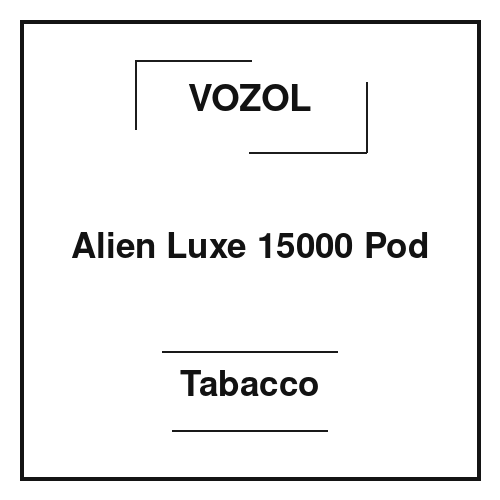 Vozol Alien Luxe 15000 Pod Tabacco
