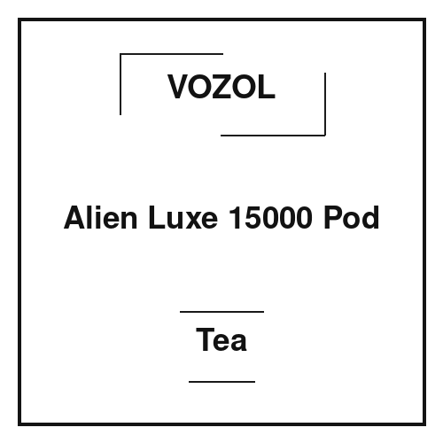Vozol Alien Luxe 15000 Pod Tea