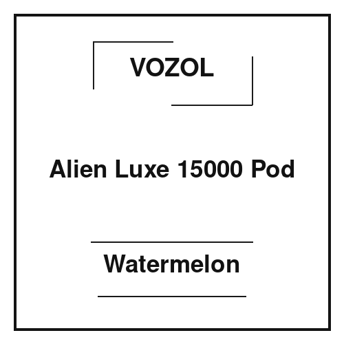 Vozol Alien Luxe 15000 Pod Watermelon