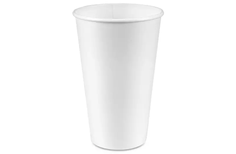 VASO BLANCA DE PAPEL 16 OZ 25 PZAS