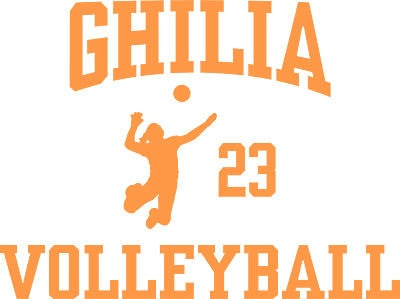 Personalized Vinyl Volleyball Arc Sports Decals – Custom Team & Player Stickers