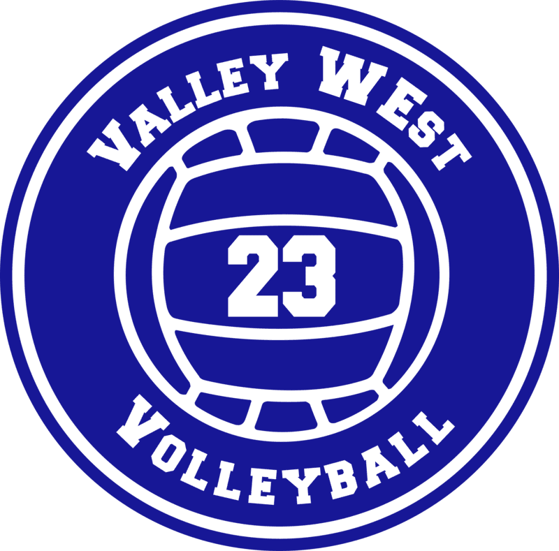 Personalized Vinyl Volleyball Circle Sports Decals – Custom Team & Player Stickers