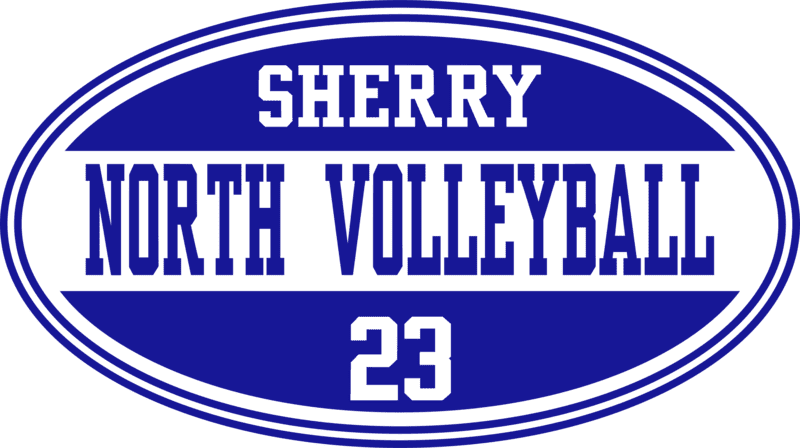 Personalized Vinyl Volleyball Oval Sports Decals – Custom Team & Player Stickers