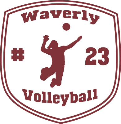 Personalized Vinyl Volleyball Shield Sports Decals – Custom Team & Player Stickers