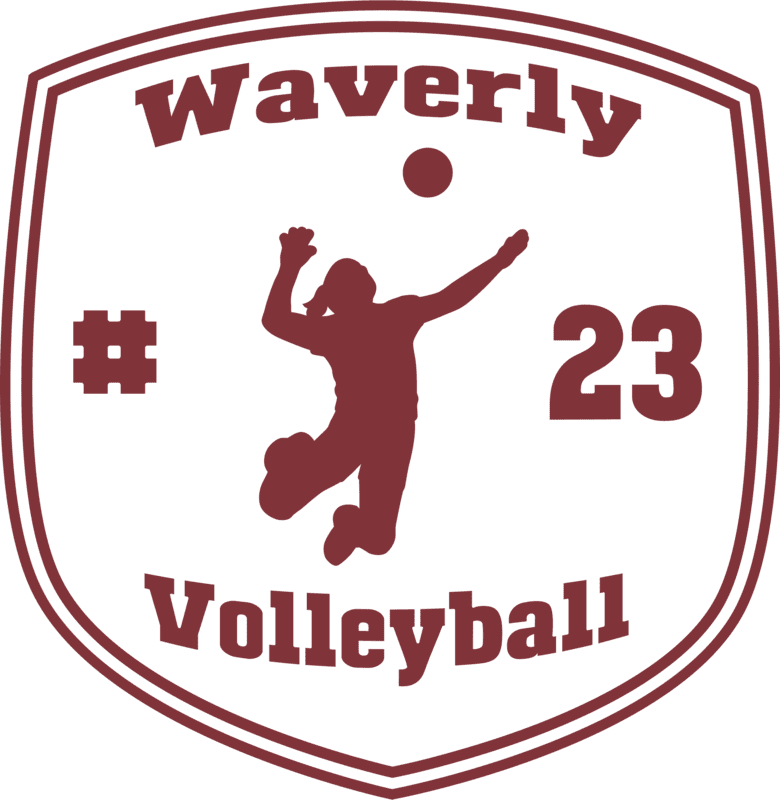 Personalized Vinyl Volleyball Shield Sports Decals – Custom Team & Player Stickers