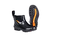 Shova Black Chelsea Ankle Gumboot