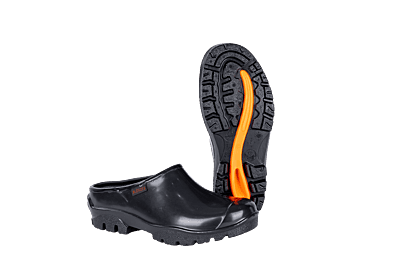 Shova Black Slip-on Clog