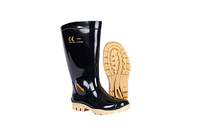 Shova Black Ivory Gumboot