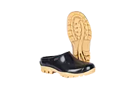Shova Black Ivory Slip-on Clog