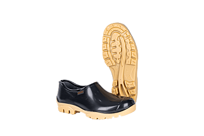 Shova Black Ivory Slip-on Shoe