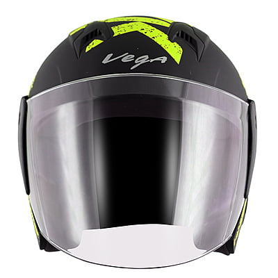 VEGA LARK VICTOR DULL BLACK NEON YELLOW C/V (M)