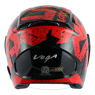VEGA LARK VICTOR BLACK RED C/V (L)