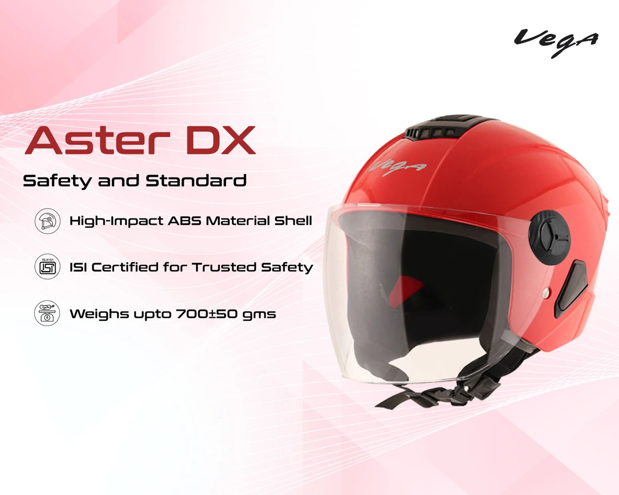 VEGA ASTER DX RED L