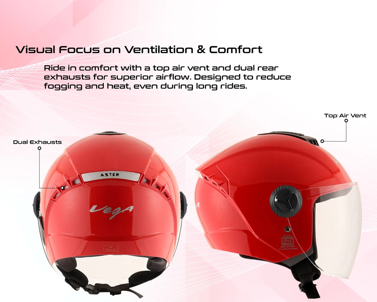 VEGA ASTER DX RED L