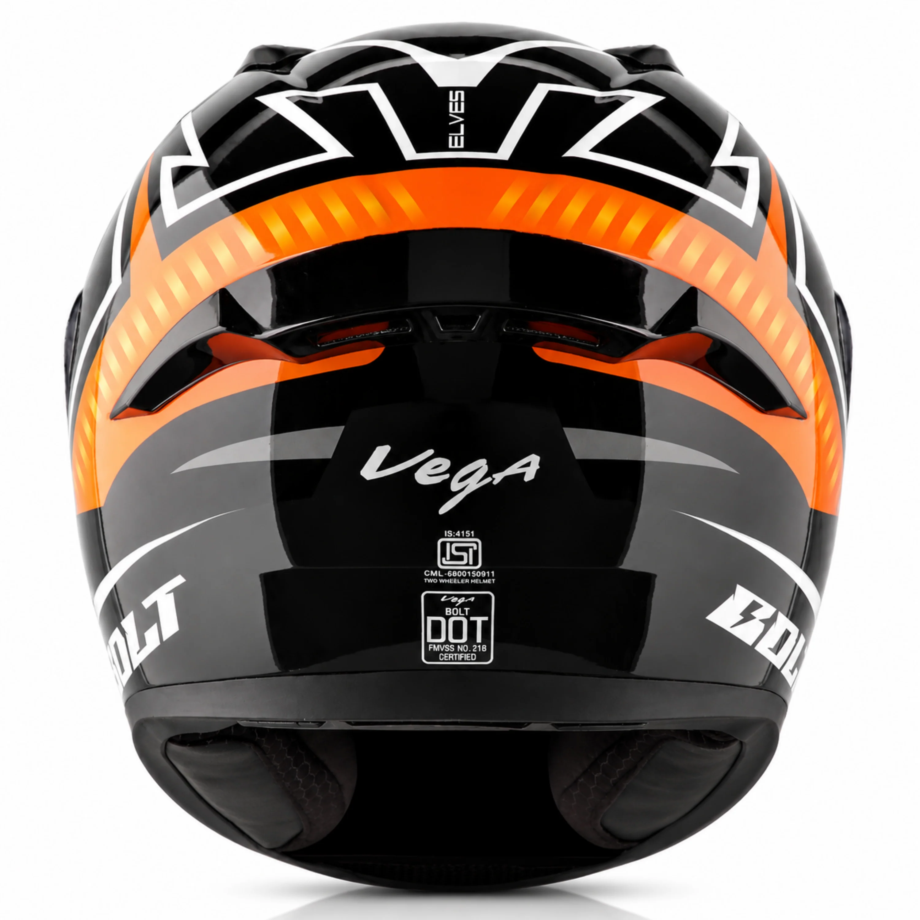 VEGA BOLT ELVES BLACK ORANGE M/V (M) VEGA BOLT ELVES BLACK ORANGE M/V (M)