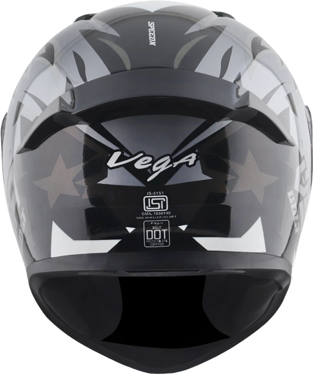 VEGA BOLT SPEEDX BLACK GREY M/V (L) VEGA BOLT SPEEDX BLACK GREY M/V (L)
