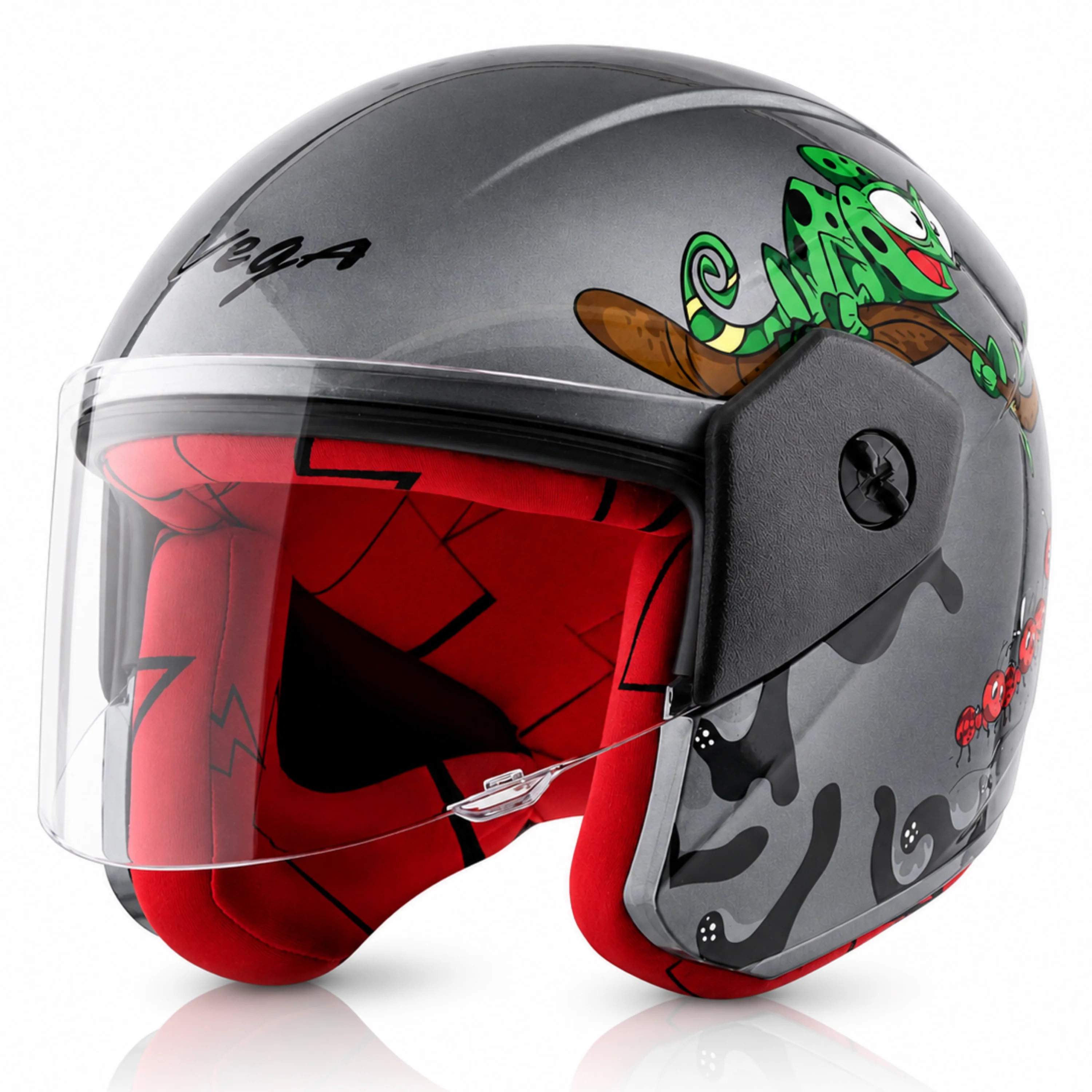 VEGA BUDS JUNIOR ANTS ANTHRACITE RED C/V XS VEGA BUDS JUNIOR ANTS ANTHRACITE RED C/V XS