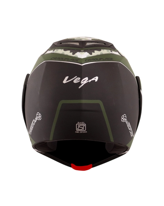VEGA CRUX DX CAMO DULL BLACK BATTLE GREEN C/V (L) VEGA CRUX DX CAMO DULL BLACK BATTLE GREEN C/V (L)