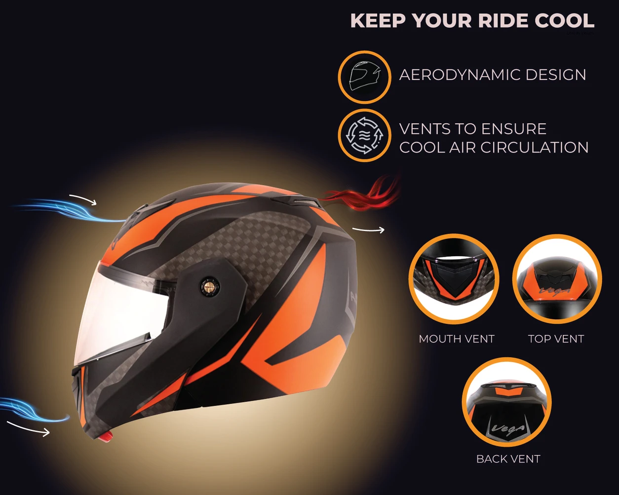 VEGA CRUX DX CHECKS DULL BLACK ORANGE C/V (M) VEGA CRUX DX CHECKS DULL BLACK ORANGE C/V (M)